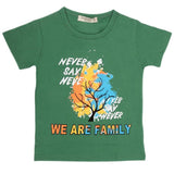 Boys Half Sleeves T-Shirt - Green, Kids, Boys T-Shirts, Chase Value, Chase Value