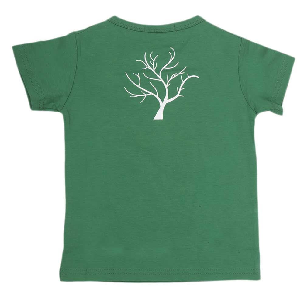 Boys Half Sleeves T-Shirt - Green, Kids, Boys T-Shirts, Chase Value, Chase Value