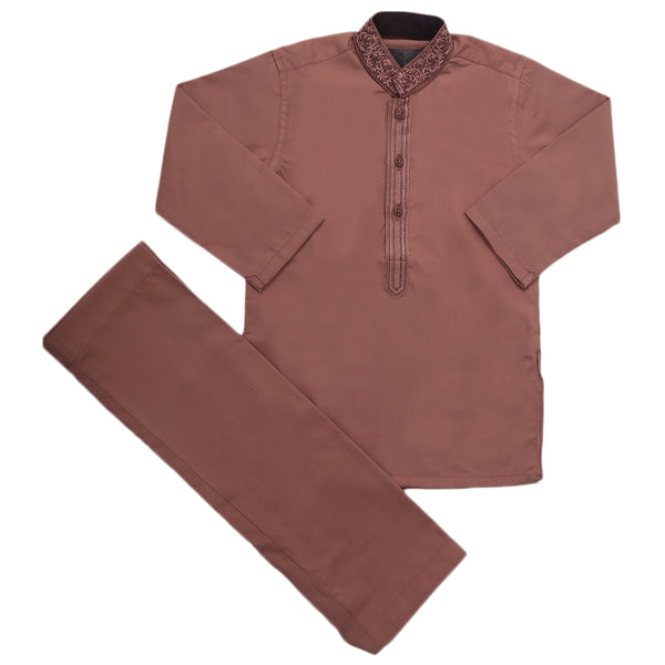 Eminent Embroidered Kurta Shalwar For Boys - Maroon, Kids, Boys Shalwar Kameez, Eminent, Chase Value