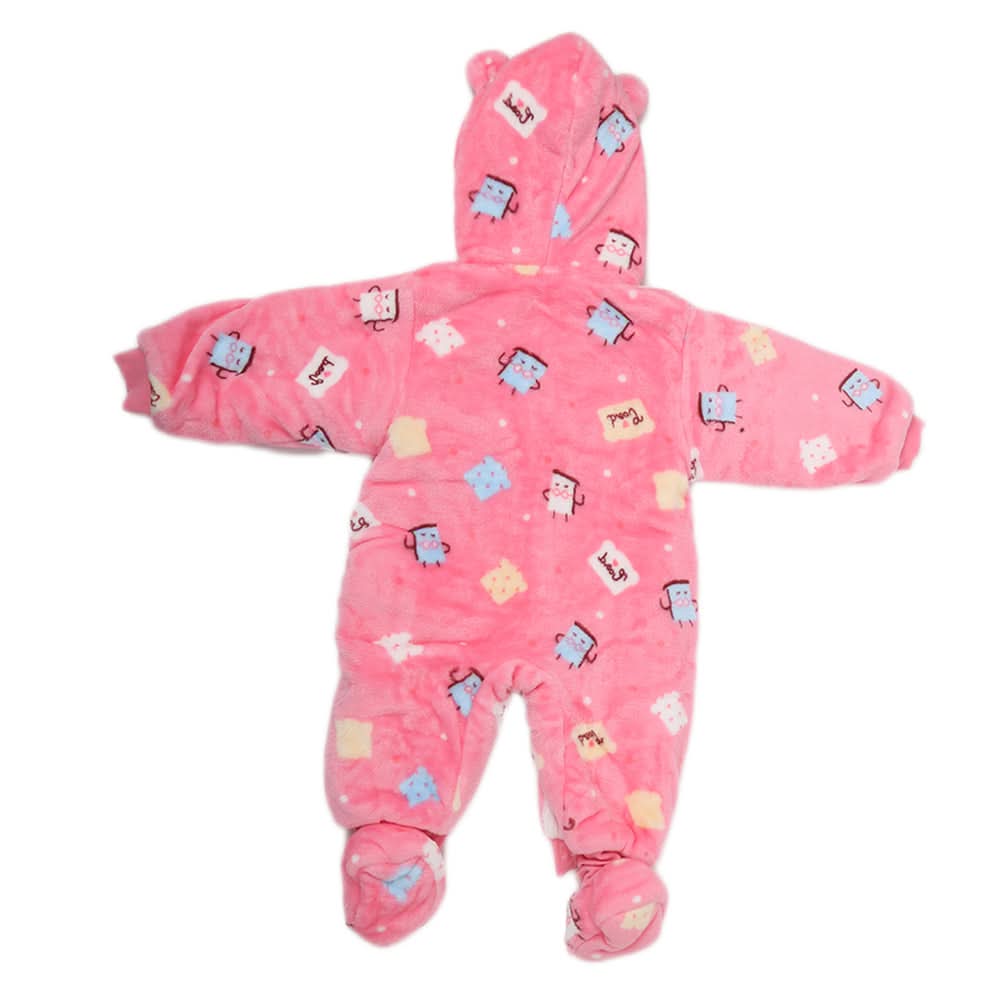 Newborn Full Sleeves Unisex Romper JA01 - Pink, Kids, NB Boys Rompers, Kids, NB Girls Rompers, Chase Value, Chase Value