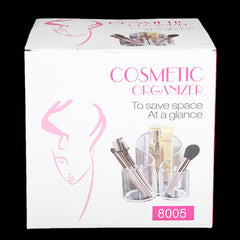 Acrylic Cosmetic Makeup Organizer Storage Box - White, Home & Lifestyle, Storage Boxes, Chase Value, Chase Value