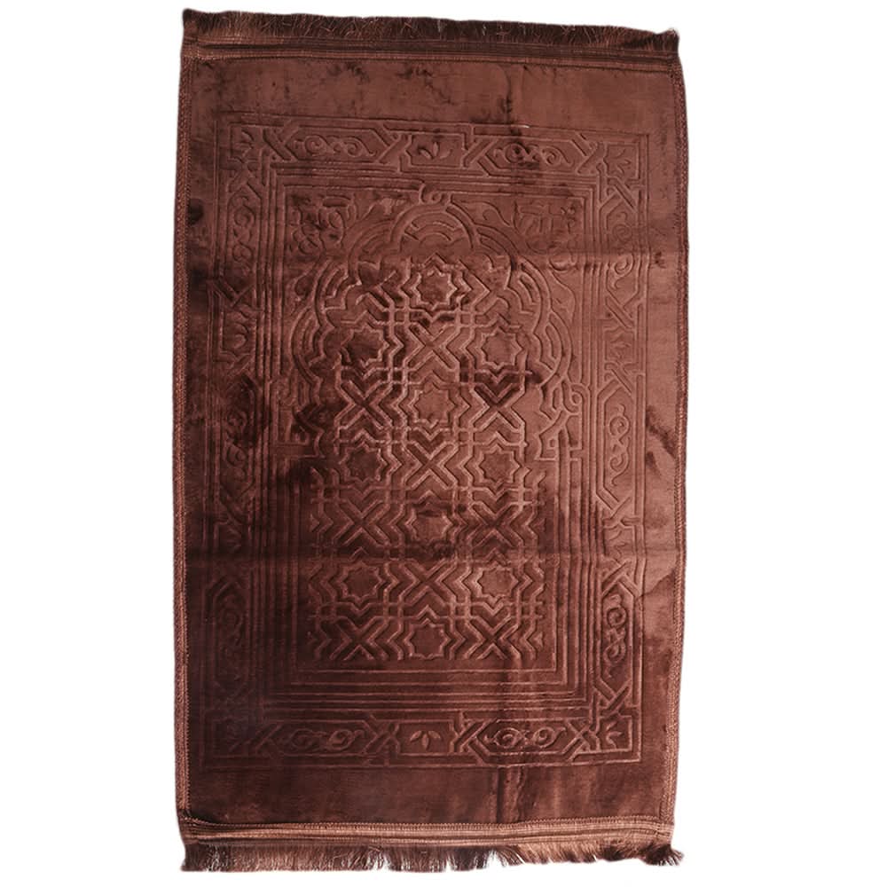 Ja-e-Namaaz (Prayer Mat) - Brown, Home & Lifestyle, Mats, Chase Value, Chase Value