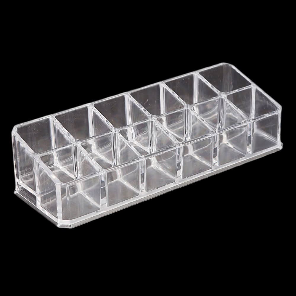 Acrylic Cosmetic Makeup Organizer Storage Box - White, Home & Lifestyle, Storage Boxes, Chase Value, Chase Value