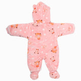 Newborn Full Sleeves Unisex Romper JA01 - Pink, Kids, NB Boys Rompers, Kids, NB Girls Rompers, Chase Value, Chase Value