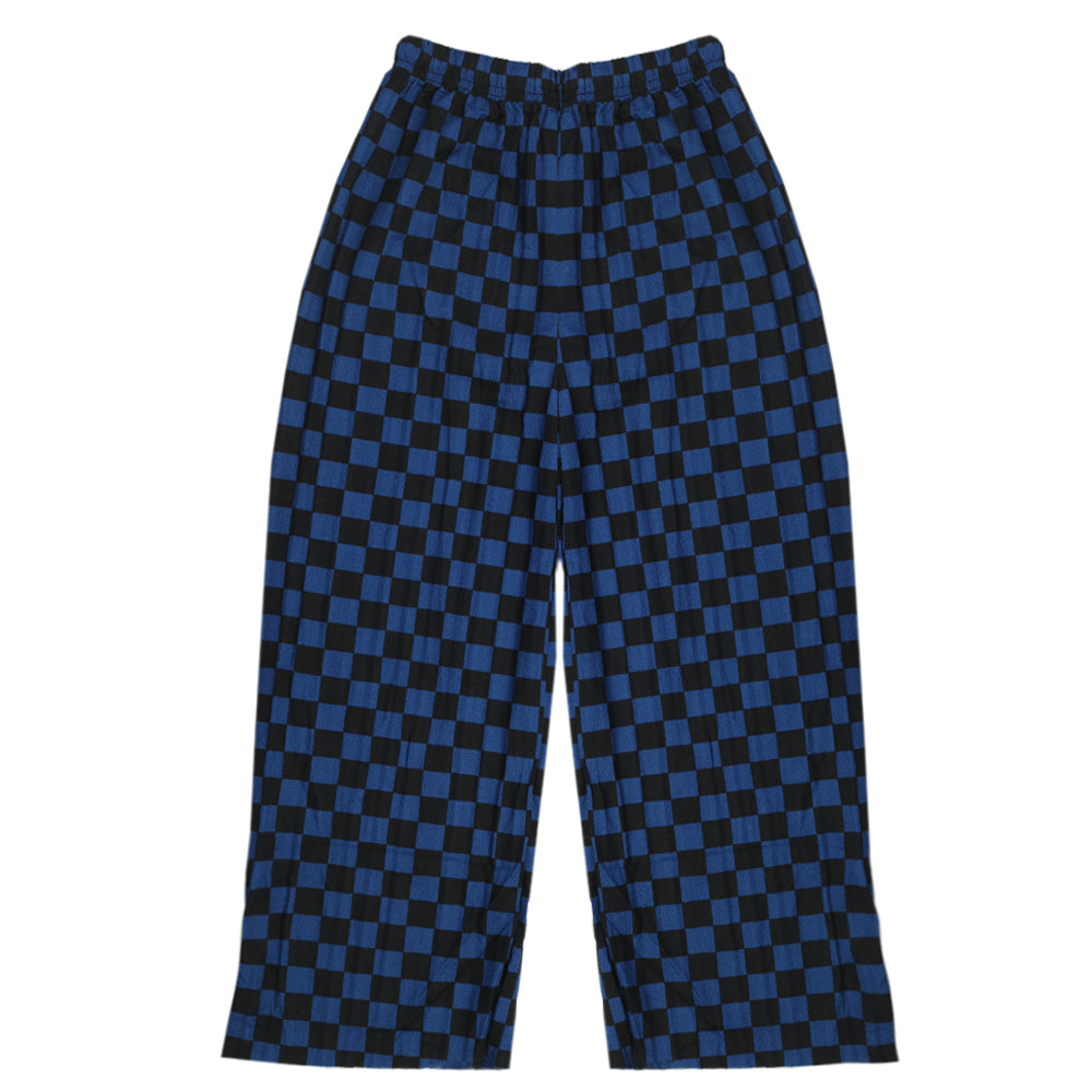 Girls Plazo - Blue & Black, Girls Tights Leggings & Pajama, Chase Value, Chase Value