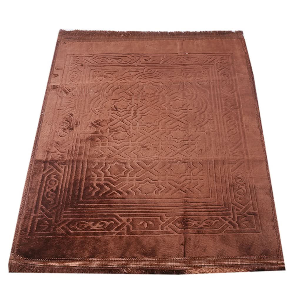 Ja-e-Namaaz (Prayer Mat) - Brown, Home & Lifestyle, Mats, Chase Value, Chase Value