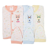 Newborn 3 Piece Jhabla Suit - Multi, Kids, NB Boys Sets And Suits, Kids, NB Girls Sets And Suits, Chase Value, Chase Value