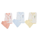 Newborn 3 Piece Jhabla Suit - Multi, Kids, NB Boys Sets And Suits, Kids, NB Girls Sets And Suits, Chase Value, Chase Value