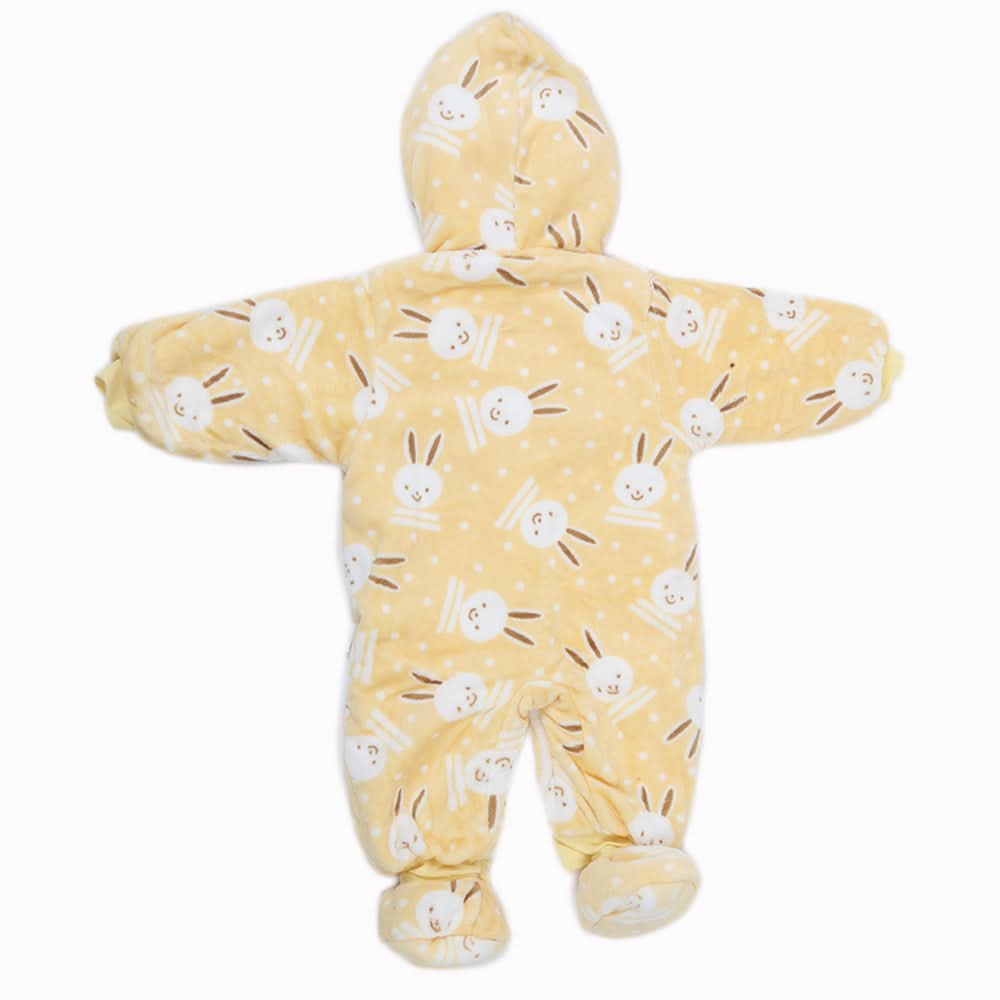 Newborn Full Sleeves Unisex Romper JA01 - Yellow, Kids, NB Boys Rompers, Kids, NB Girls Rompers, Chase Value, Chase Value