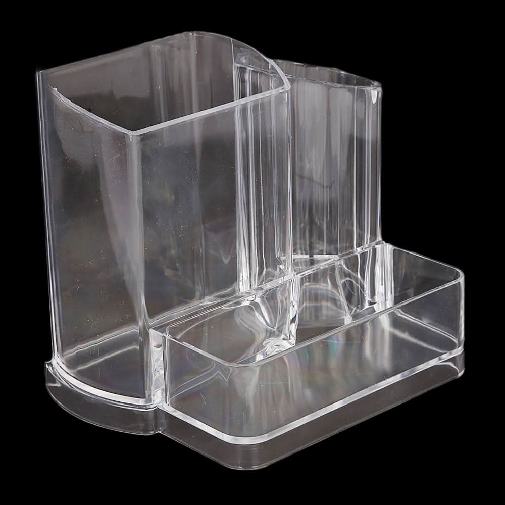 Acrylic Cosmetic Makeup Organizer Storage Box - White, Home & Lifestyle, Storage Boxes, Chase Value, Chase Value