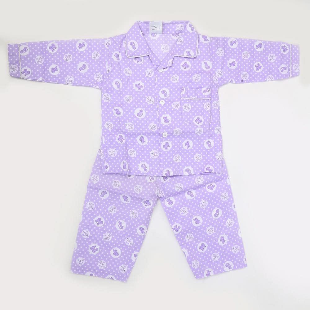 Boys Full Sleeves Night Suit - Purple, Kids, Boys Sets And Suits, Chase Value, Chase Value