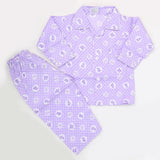 Boys Full Sleeves Night Suit - Purple, Kids, Boys Sets And Suits, Chase Value, Chase Value