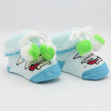 Newborn Booties (RA601) - Cyan, Kids, NB Shoes And Socks, Chase Value, Chase Value
