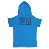 Boys Hooded Half Sleeves T-Shirt - Blue, Kids, Boys T-Shirts, Chase Value, Chase Value