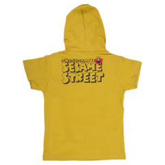 Boys Hooded Half Sleeves T-Shirt - Mustard, Kids, Boys T-Shirts, Chase Value, Chase Value