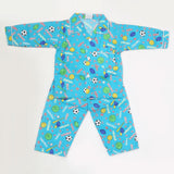 Boys Full Sleeves Night Suit - Sea Green, Kids, Boys Sets And Suits, Chase Value, Chase Value