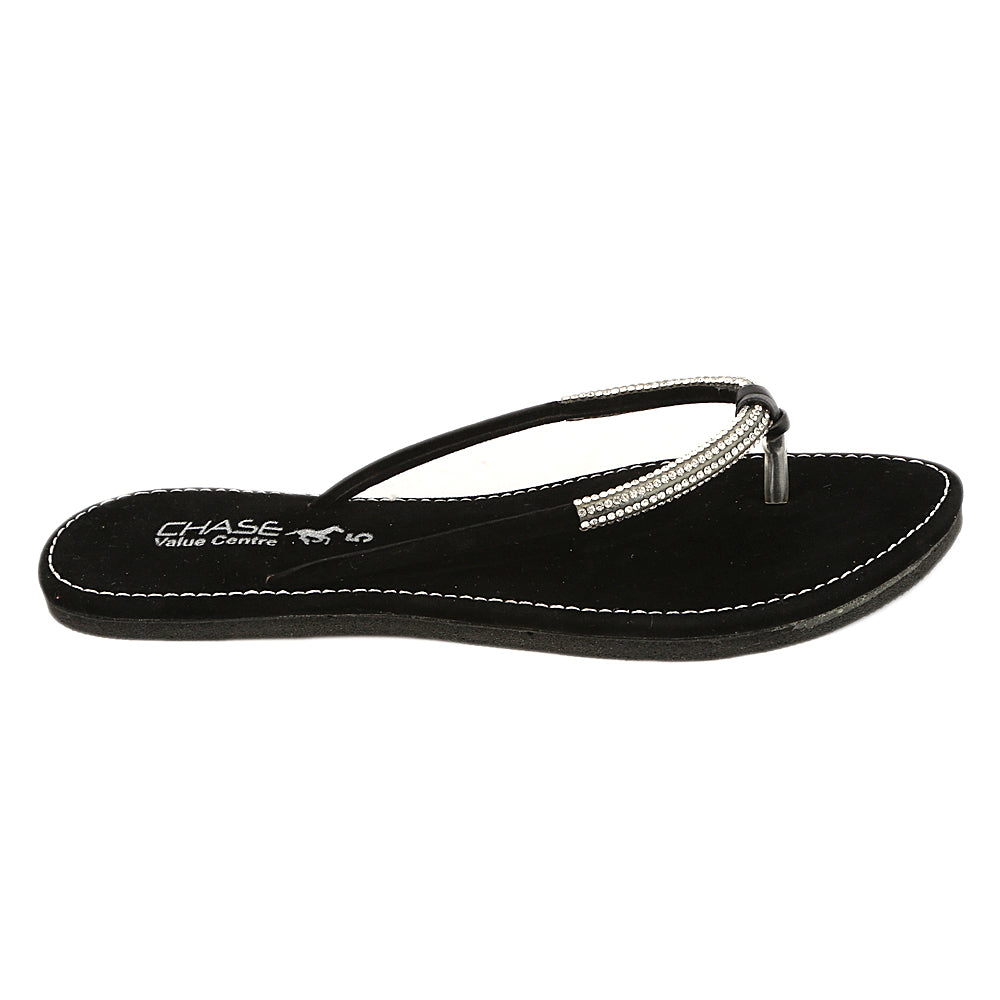 Girls Slippers J-322 - Black, Kids, Girls Slippers, Chase Value, Chase Value
