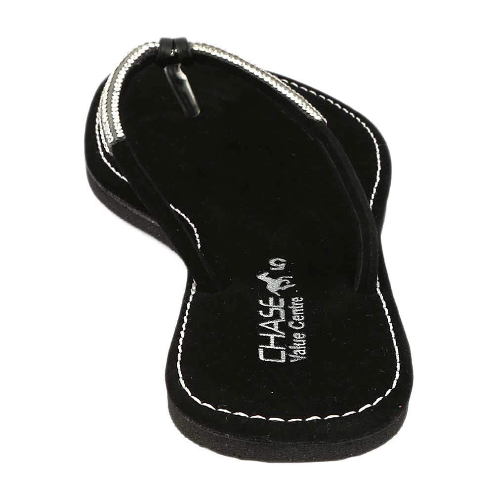 Women's Slipper (J322) Black, Women, Slippers, Chase Value, Chase Value