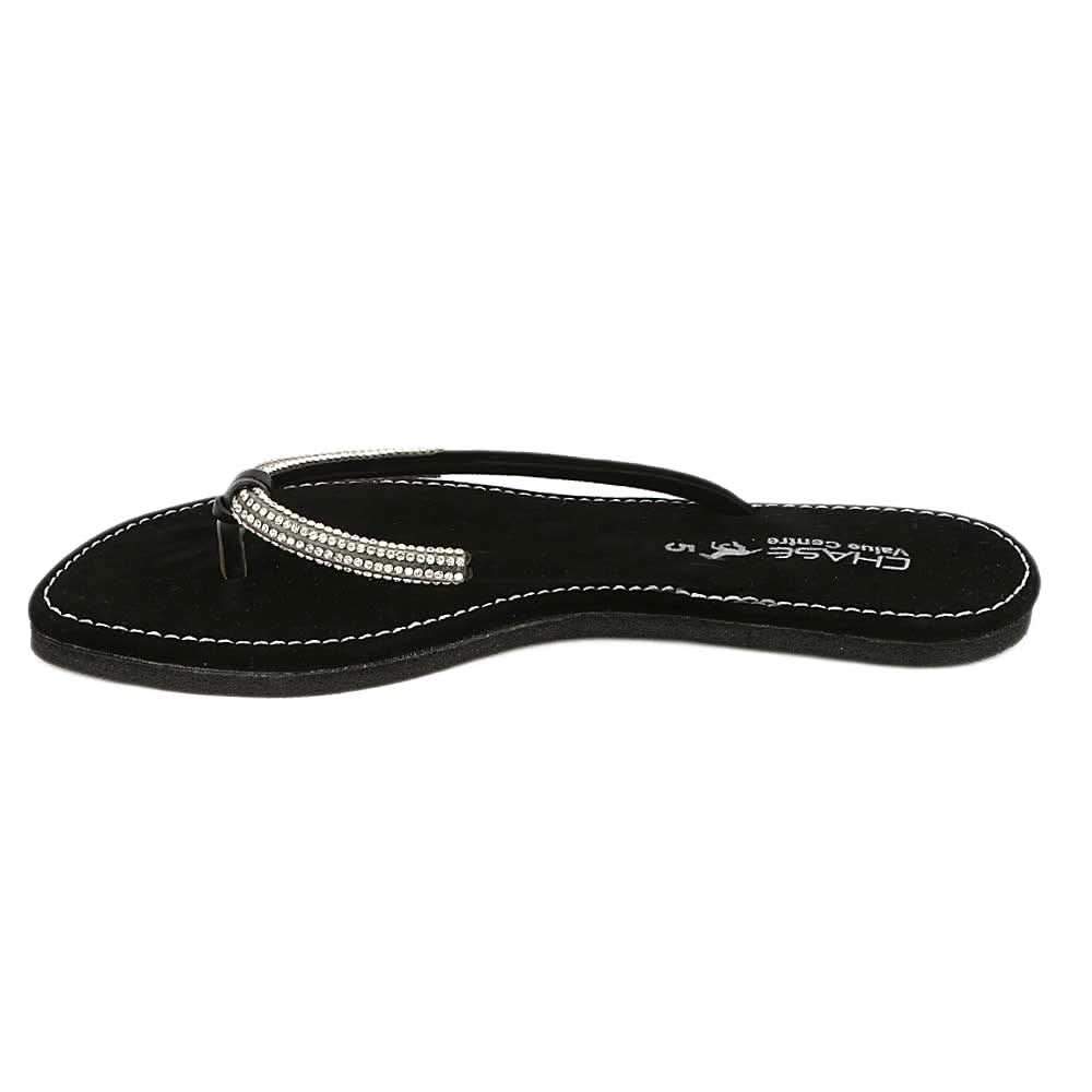 Women's Slipper (J322) Black, Women, Slippers, Chase Value, Chase Value