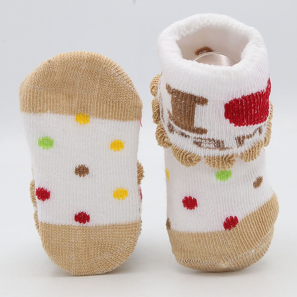 Newborn Booties (RA601) - Brown, Kids, NB Shoes And Socks, Chase Value, Chase Value