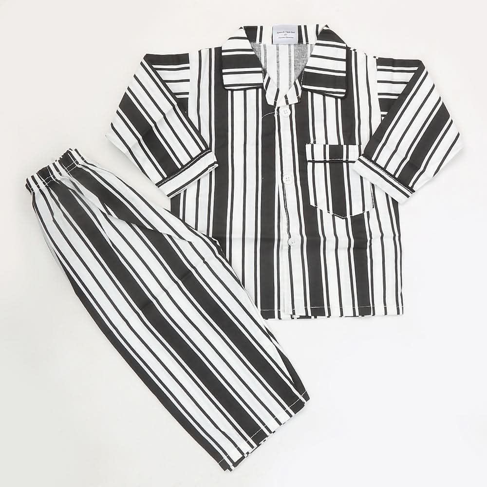 Boys Full Sleeves Night Suit - Black, Kids, Boys Sets And Suits, Chase Value, Chase Value