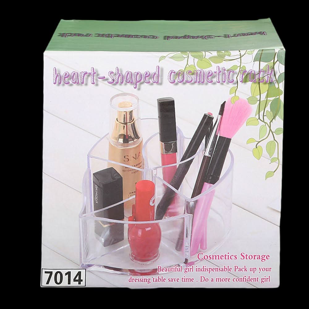 Acrylic Cosmetic Makeup Organizer Storage Box - White, Home & Lifestyle, Storage Boxes, Chase Value, Chase Value