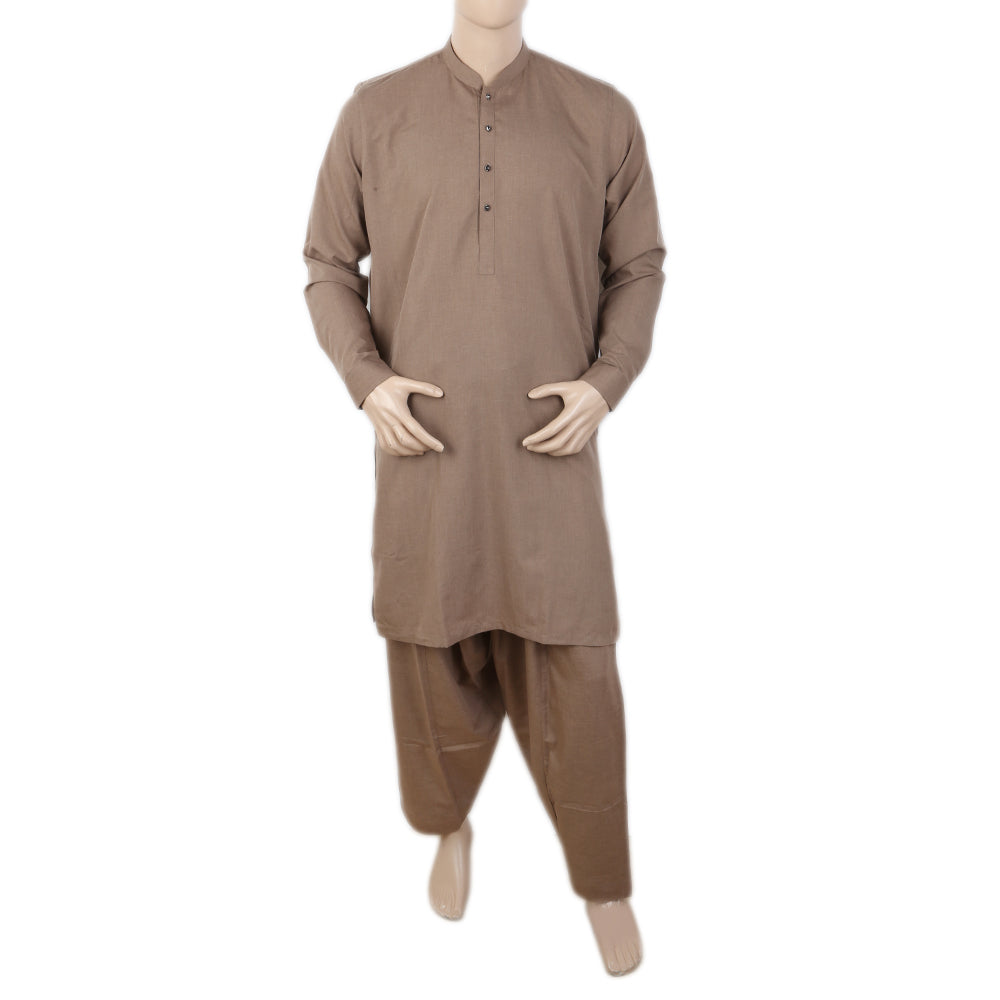 Men's Eminent Trim Fit Suit - Light Brown, Men, Shalwar Kameez, Eminent, Chase Value