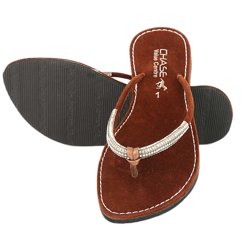 Girls Slippers J-322 - Brown, Kids, Girls Slippers, Chase Value, Chase Value