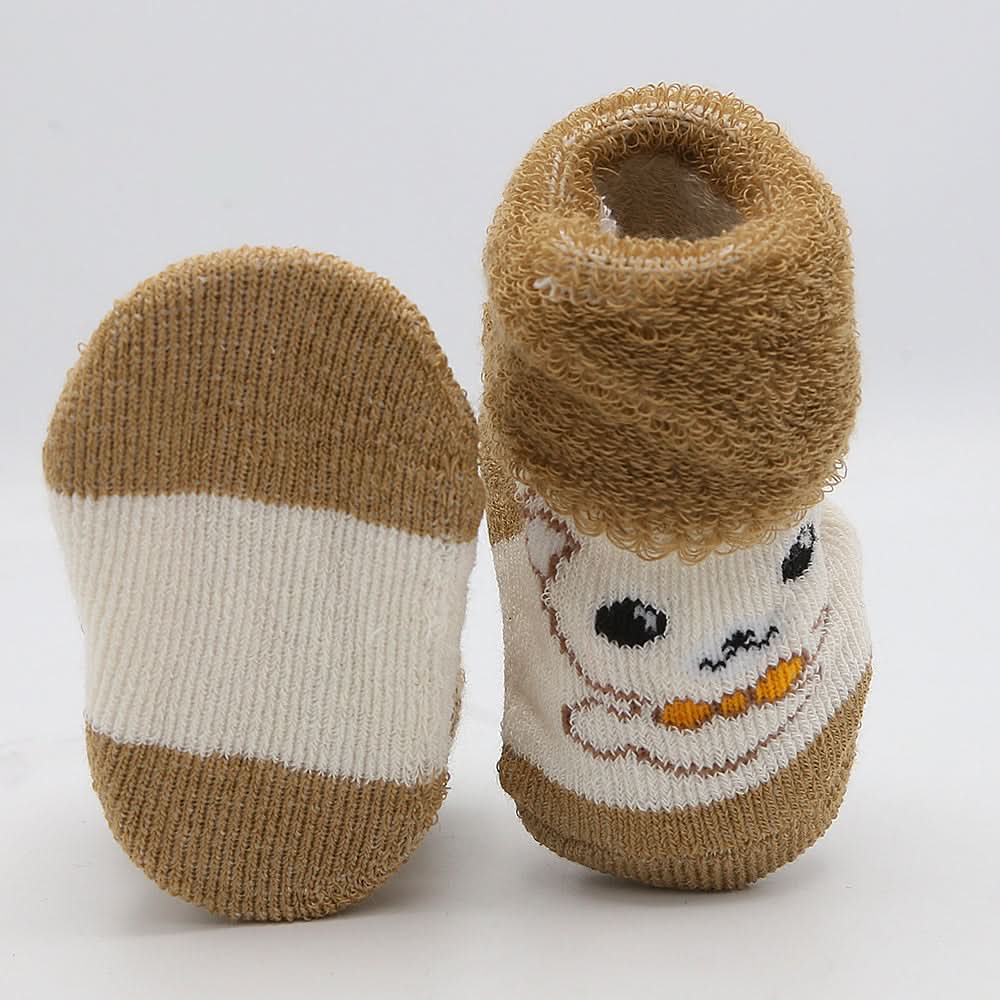 Newborn Booties (RA601) - Brown, Kids, NB Shoes And Socks, Chase Value, Chase Value