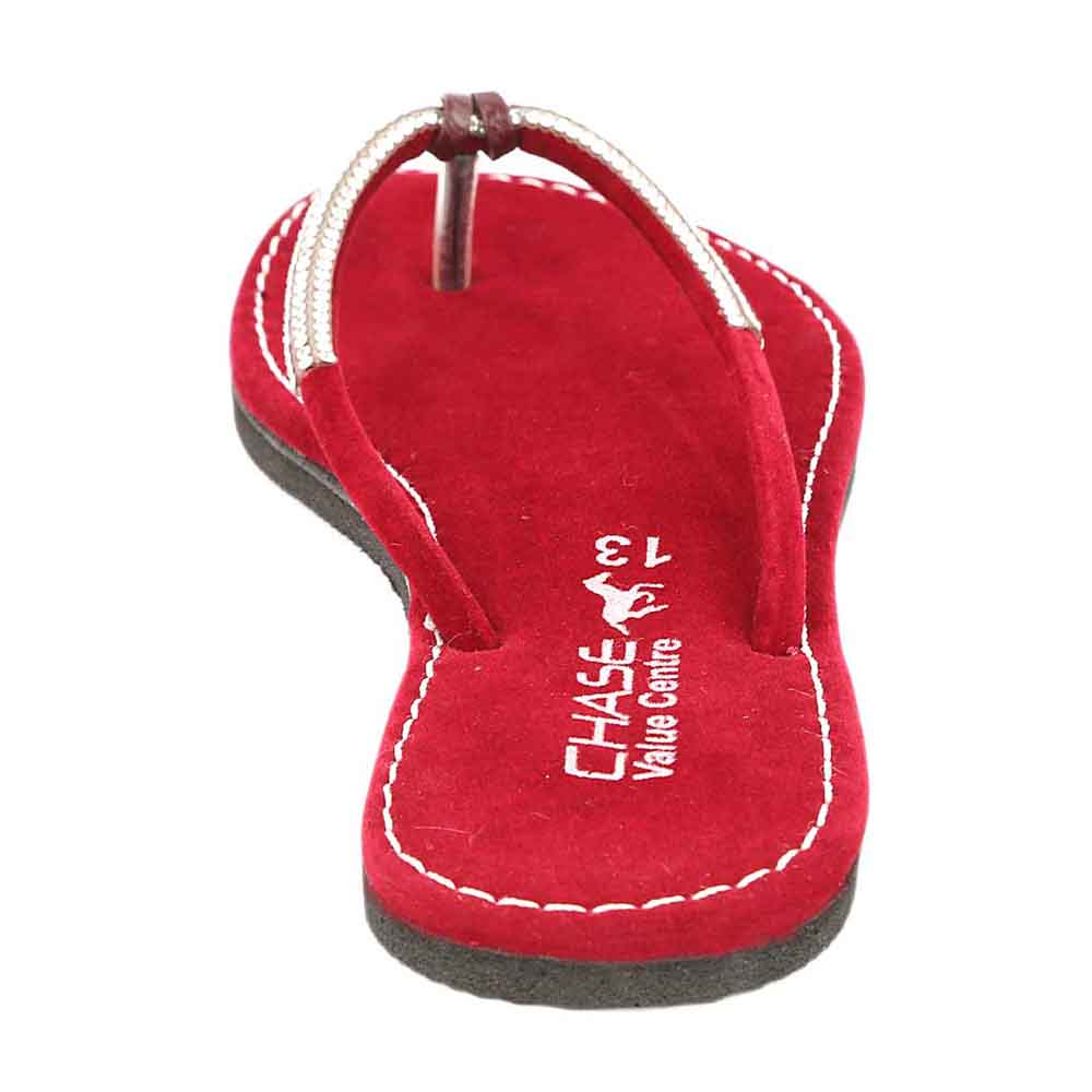 Girls Slippers J-322 - Maroon, Kids, Girls Slippers, Chase Value, Chase Value