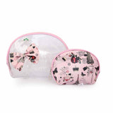 Women's Makeup Pouch 2 Pcs - Pink, Beauty & Personal Care, Beauty Tools, Chase Value, Chase Value