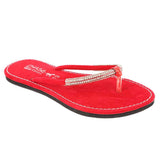 Women's Slipper (J322) - Red, Women, Slippers, Chase Value, Chase Value