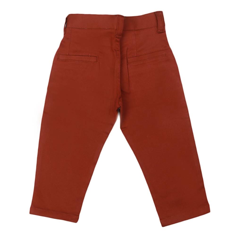 Boys Cotton Pant - Rust, Kids, Boys Pants, Chase Value, Chase Value
