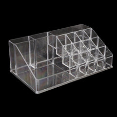 Acrylic Cosmetic Makeup Organizer Storage Box - White, Home & Lifestyle, Storage Boxes, Chase Value, Chase Value