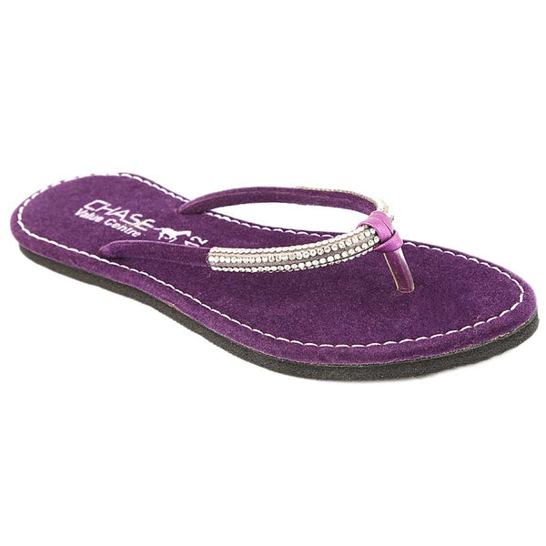 Girls Slippers J-322 - Purple, Kids, Girls Slippers, Chase Value, Chase Value