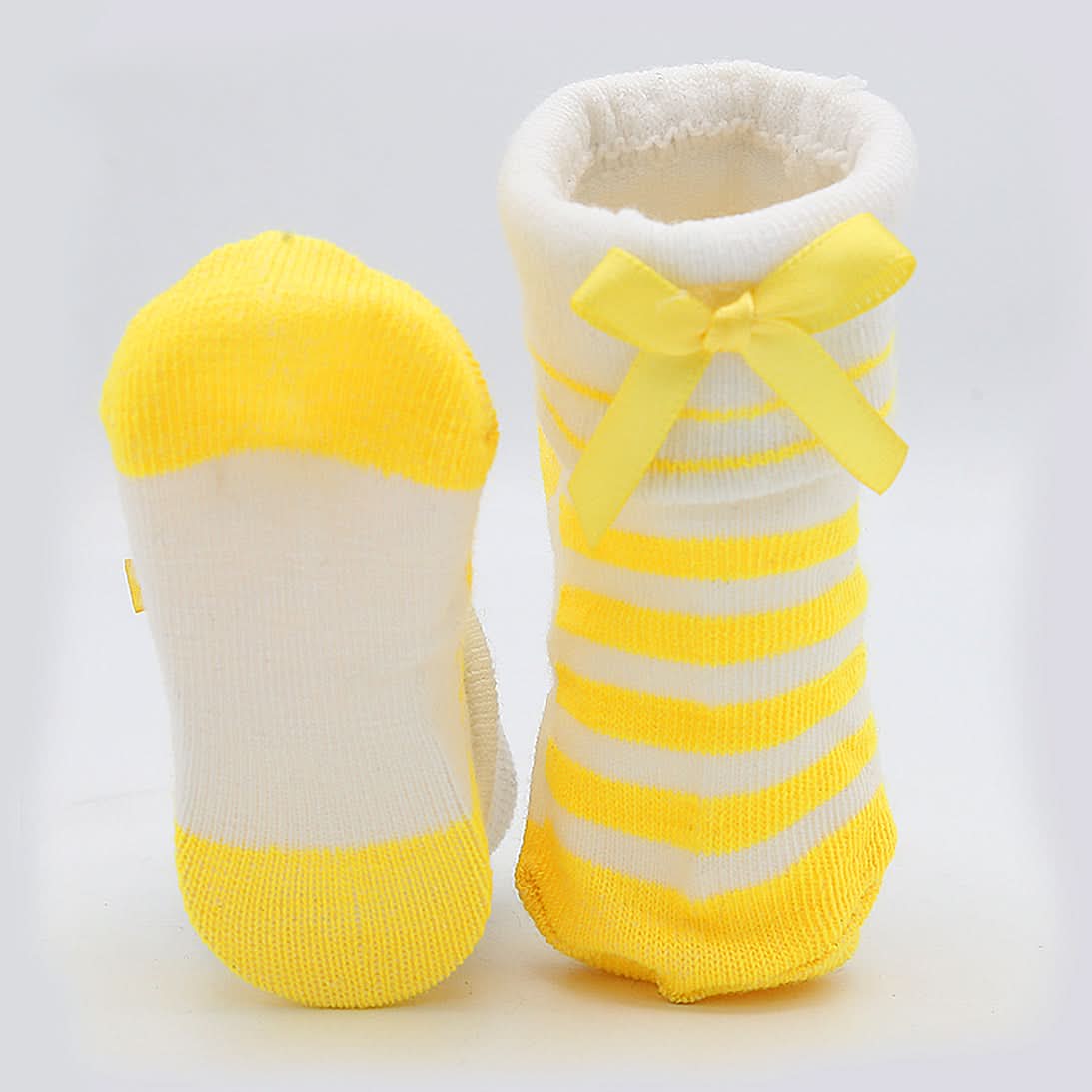 Newborn Booties (RA601) - Yellow, Kids, NB Shoes And Socks, Chase Value, Chase Value