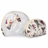 Women's Makeup Pouch 2 Pcs - Fawn, Beauty & Personal Care, Beauty Tools, Chase Value, Chase Value