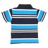Boys Yarn Dyed T-Shirt - Blue, Kids, Boys T-Shirts, Chase Value, Chase Value