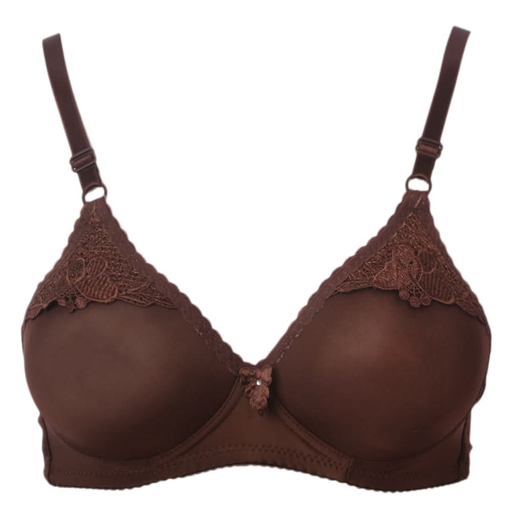Women's Foam Bra - Dark Brown, Women Bras, Chase Value, Chase Value