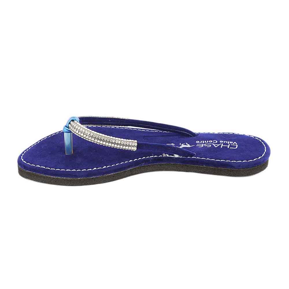 Girls Slippers J-322 - Blue, Kids, Girls Slippers, Chase Value, Chase Value