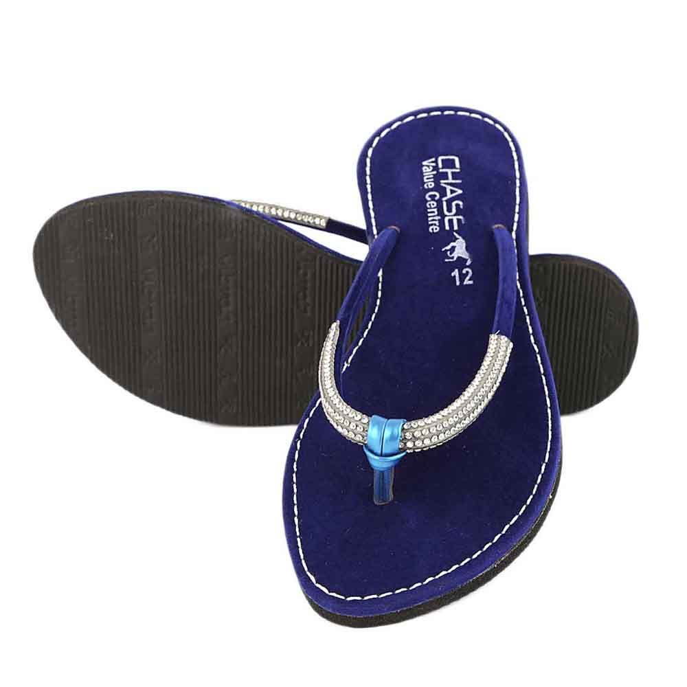 Girls Slippers J-322 - Blue, Kids, Girls Slippers, Chase Value, Chase Value