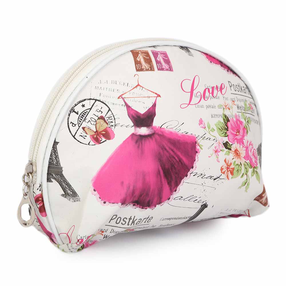 Women's Makeup Pouch - White, Beauty & Personal Care, Beauty Tools, Chase Value, Chase Value