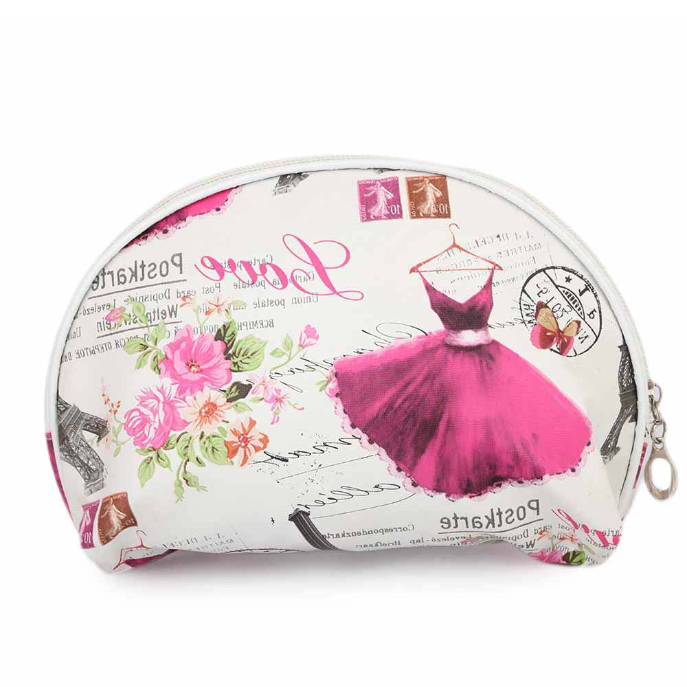 Women's Makeup Pouch - White, Beauty & Personal Care, Beauty Tools, Chase Value, Chase Value