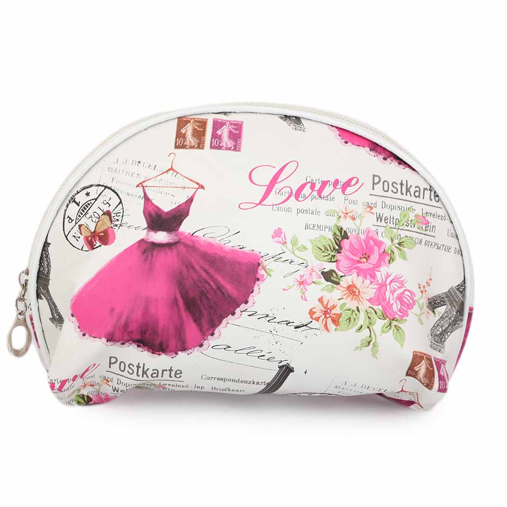 Women's Makeup Pouch - White, Beauty & Personal Care, Beauty Tools, Chase Value, Chase Value