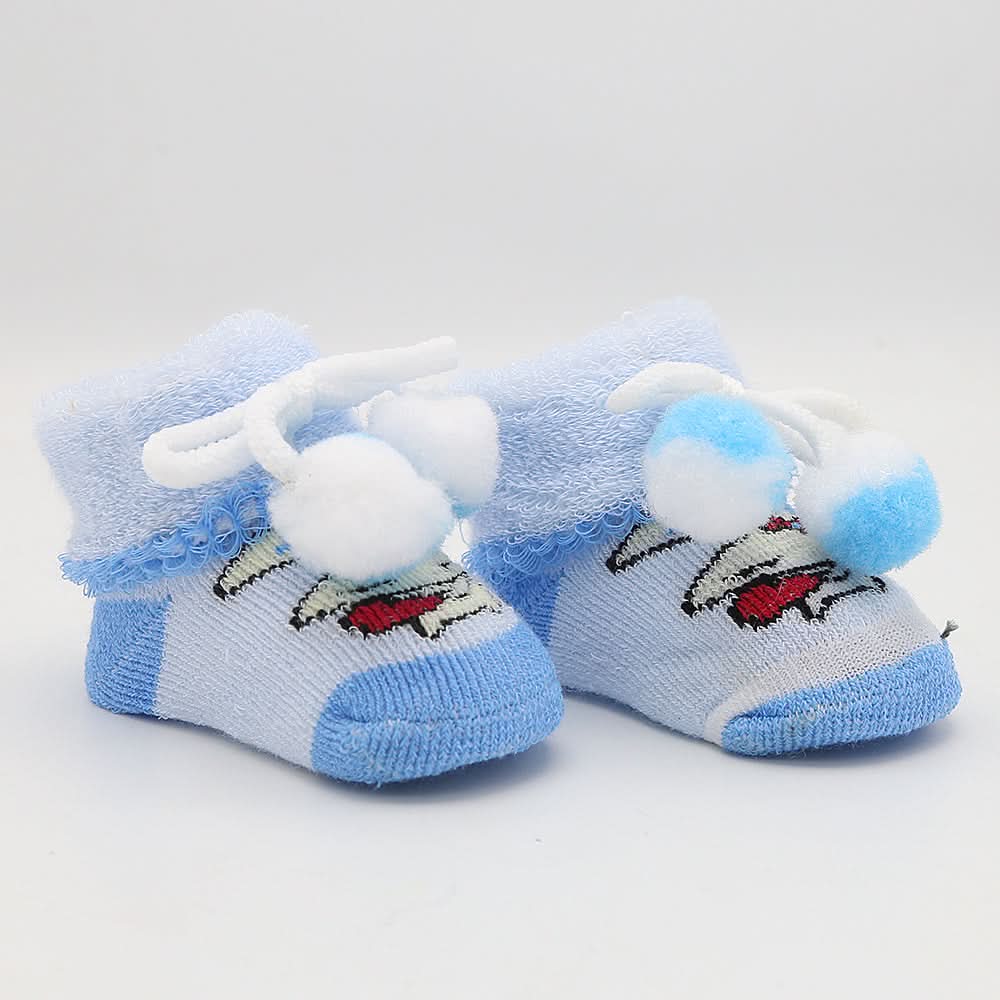 Newborn Booties (RA601) - Blue, Kids, NB Shoes And Socks, Chase Value, Chase Value