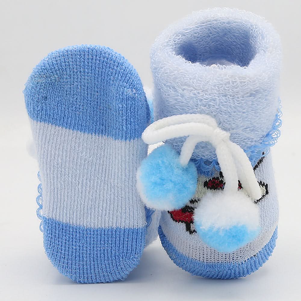 Newborn Booties (RA601) - Blue, Kids, NB Shoes And Socks, Chase Value, Chase Value