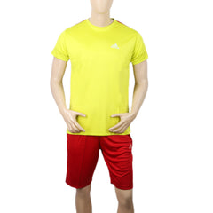 Men's Half Sleeves Track Suit - Neon, Men, Track Suits, Chase Value, Chase Value