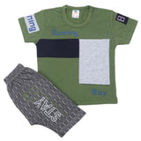Boys Half Sleeves Short Suits - Green, Kids, Boys Sets And Suits, Chase Value, Chase Value