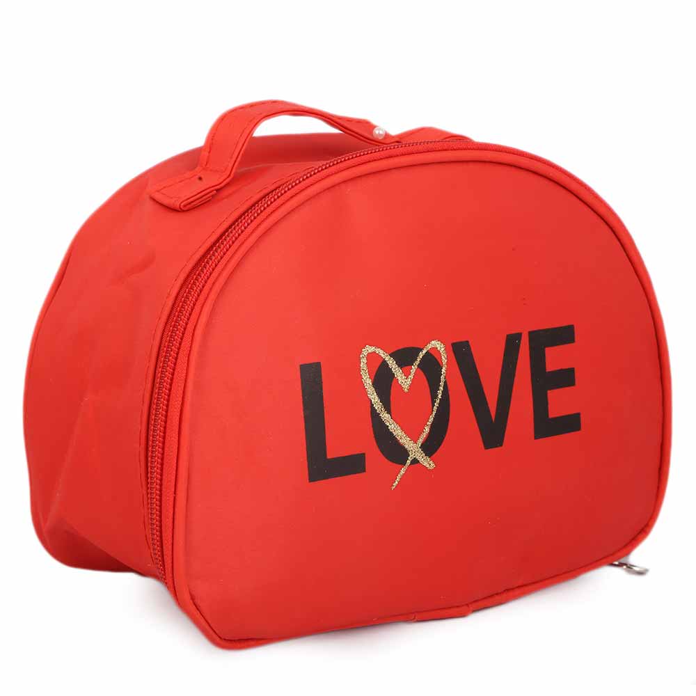 Women's Makeup Pouch - Red, Beauty & Personal Care, Beauty Tools, Chase Value, Chase Value