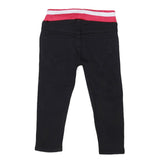Girls Denim Embroidered Pant - Black, Kids, Pants And Capri, Chase Value, Chase Value